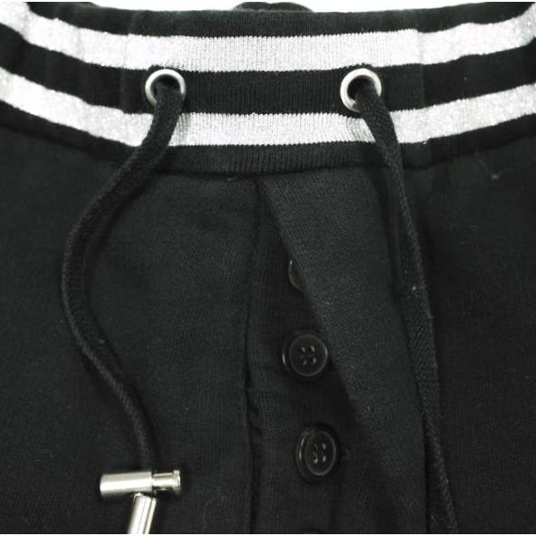 BALMAIN バルマン 18AW zip-detail biker track pants ジップバイカートラックパンツ W8H5584J093 S Black 蛇腹 裏起毛 スウェット スリム |  | 03