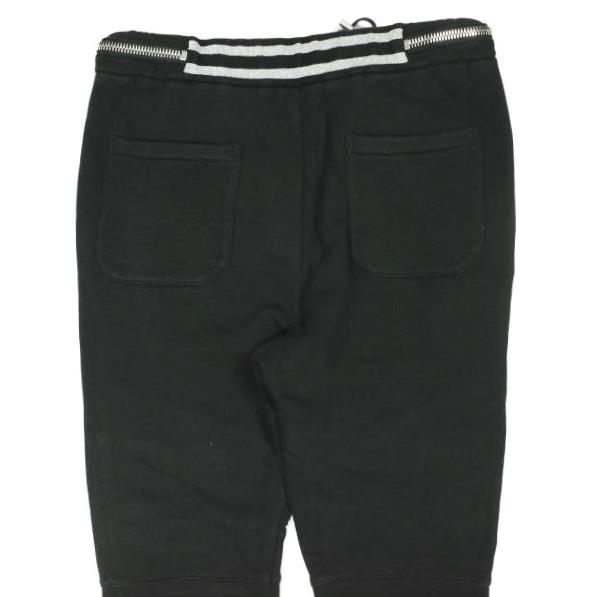 BALMAIN バルマン 18AW zip-detail biker track pants ジップバイカートラックパンツ W8H5584J093 S Black 蛇腹 裏起毛 スウェット スリム |  | 04