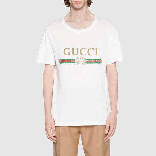 GUCCI グッチ イタリア製 GUCCI ロゴ ウォッシュドオーバーサイズ Tシャツ 440103-X3F05 XL WHITE 定価82,500円 トップス g23285 |  | 02
