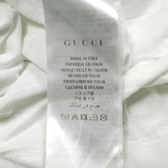 GUCCI グッチ イタリア製 GUCCI ロゴ ウォッシュドオーバーサイズ Tシャツ 440103-X3F05 XL WHITE 定価82,500円 トップス g23285 |  | 09