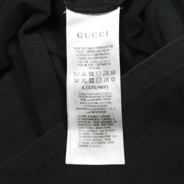 GUCCI グッチ 1921 Series Alphabet Printing T-Shirt オーバーサイズ フットボールTシャツ 660744 XJDKK L BLACK オーバーチュア g23286 |  | 07