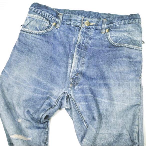 1piu1uguale3 ウノピュウノウグァーレトレ 日本製 TRANSFER TAPERED SWEAT PANTS 転写デニムスウェットパンツ MRP114 PCT006 IV(M) Indigo |  | 03