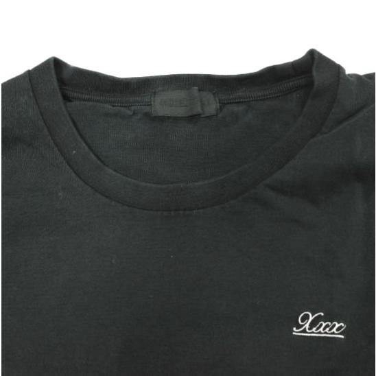 GOD SELECTION XXX ゴッドセレクション トリプルエックス 日本製 Logo Embroidered Tee ワンポイント刺繍クルーネックTシャツ XL ブラック |  | 03