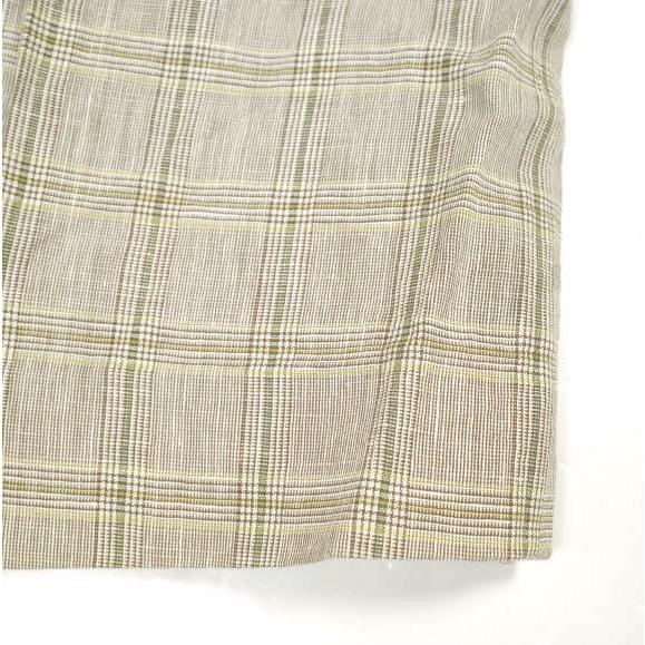 SACRA サクラ 19SS 日本製 リネンコットン グレンチェック ガウンコート 119102081 38 BEIGE アウター g23322 |  | 04