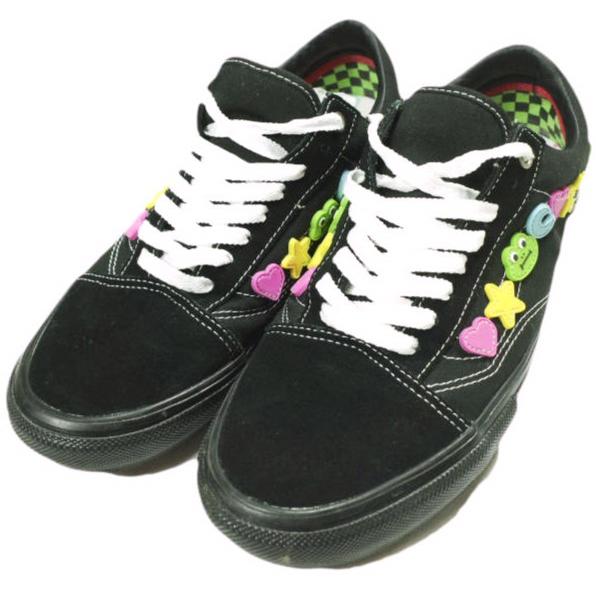 VANS x FROG SKATEBOARDS バンズ フロッグスケートボード 別注 SKATE OLD SKOOL オールドスクール US10.5(28.5cm) BLACK スニーカー g23343 | 