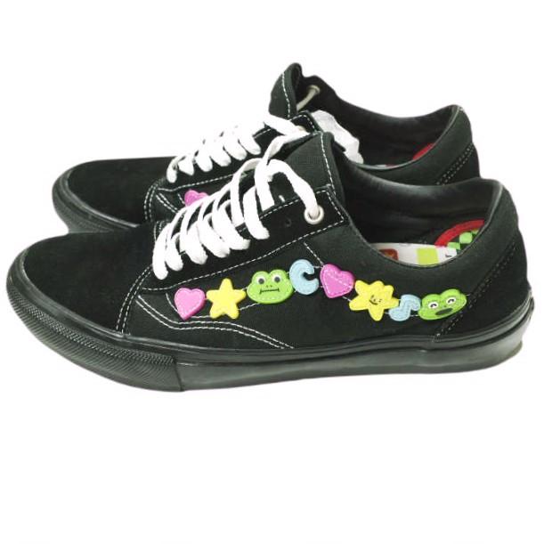 VANS x FROG SKATEBOARDS バンズ フロッグスケートボード 別注 SKATE OLD SKOOL オールドスクール US10.5(28.5cm) BLACK スニーカー g23343 |  | 01