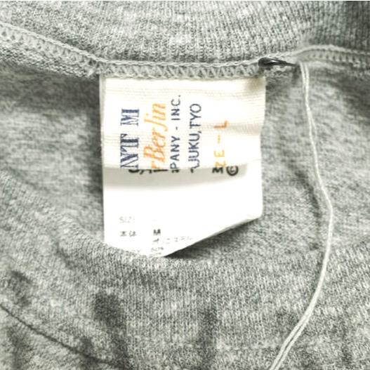 SAINT MICHAEL x BerBerJin セントマイケル ベルベルジン 25SS 別注 BJ_SS TEE / YOUNG 霜降りプリントTシャツ SM-HR8-0000-C37 L GRAY SAINT MICHAEL x BerBerJin セントマイケル ベルベルジン 25SS 別注