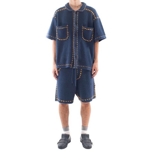 PHINGERIN フィンガリン 25SS PG1 BEACH SHORTS ハンドステッチニット ビーチショーツ PD-251-KN-BT-101 Free NAVY ショートパンツ g23351 |  | 02