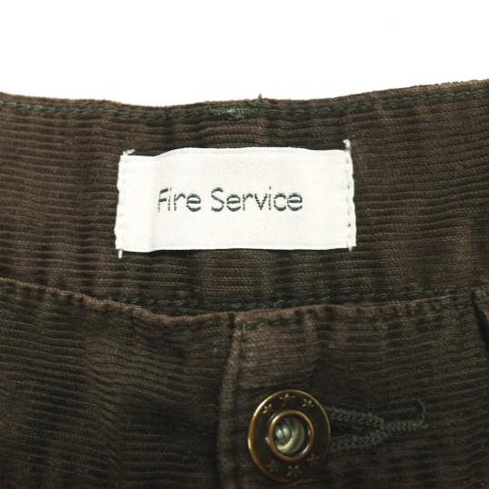 FIRE SERVICE ファイヤーサービス ストレッチカットオフコーデュロイパンツ 7441606 28 BROWN スキニー ジップフライ 5P BEAUTY＆YOUTH |  | 02