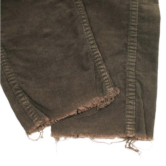 FIRE SERVICE ファイヤーサービス ストレッチカットオフコーデュロイパンツ 7441606 28 BROWN スキニー ジップフライ 5P BEAUTY＆YOUTH |  | 05