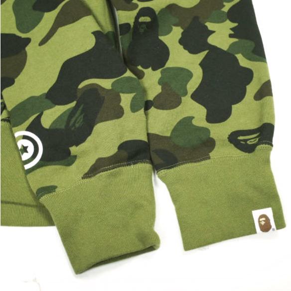 新品 A BATHING APE ア ベイシング エイプ 1ST CAMO SHARK FULL ZIP HOODIE カモフラージュ シャークパーカー 001ZPI201004M L GREEN |  | 04