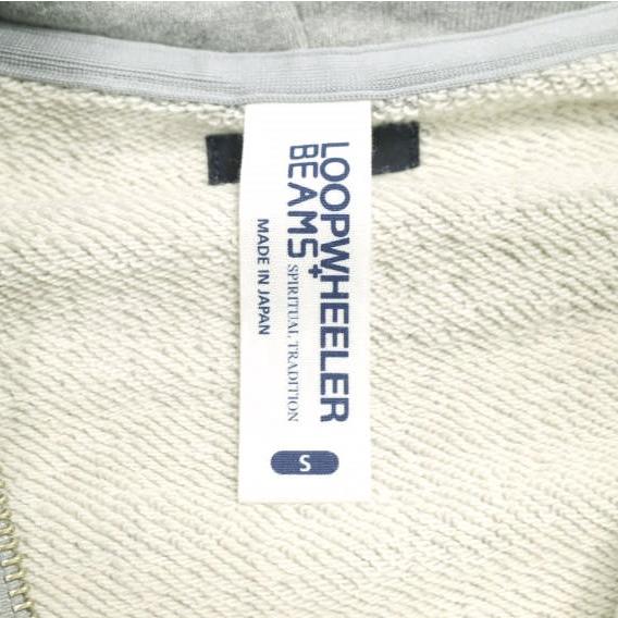 LOOPWHEELER x BEAMS PLUS ループウィラー ビームスプラス 別注 日本製 Slim Zip Sweat Hoody 裏毛 スウェットジップアップパーカー S GRAY |  | 03