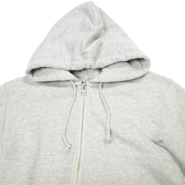 LOOPWHEELER x BEAMS PLUS ループウィラー ビームスプラス 別注 日本製 Slim Zip Sweat Hoody 裏毛 スウェットジップアップパーカー S GRAY |  | 04