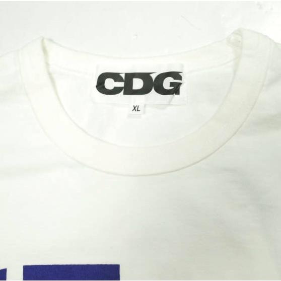 CDG x STUSSY COMME des GARCONS コムデギャルソン ステューシー 19SS CROWN LOGO TEE ロゴプリントTシャツ SZ-T016 XL ホワイト 半袖 |  | 03
