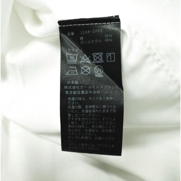ALMOSTBLACK オールモストブラック 22AW 日本製 Body Drama カットオフドレスシャツ 22AW-SH03 1 WHITE 長袖 トップス g23394 |  | 08