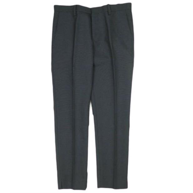 SCYE BASICS サイベーシックス 日本製 MOHAIR WOOL TROUSERS モヘアウールノープリーツトラウザーズ 5214-81311 38 NAVY パンツ スラックス | 