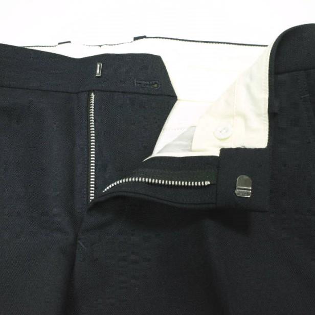 SCYE BASICS サイベーシックス 日本製 MOHAIR WOOL TROUSERS モヘアウールノープリーツトラウザーズ 5214-81311 38 NAVY パンツ スラックス |  | 03