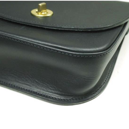 MIMI BERRY ミミベリー イギリス製 Francis ベジタブルタンニンレザー ショルダーバッグ BLACK カバン g23404 |  | 07