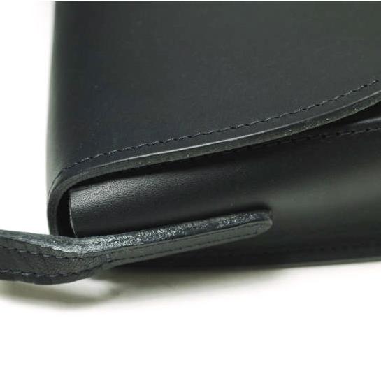 MIMI BERRY ミミベリー イギリス製 Francis ベジタブルタンニンレザー ショルダーバッグ BLACK カバン g23404 |  | 08