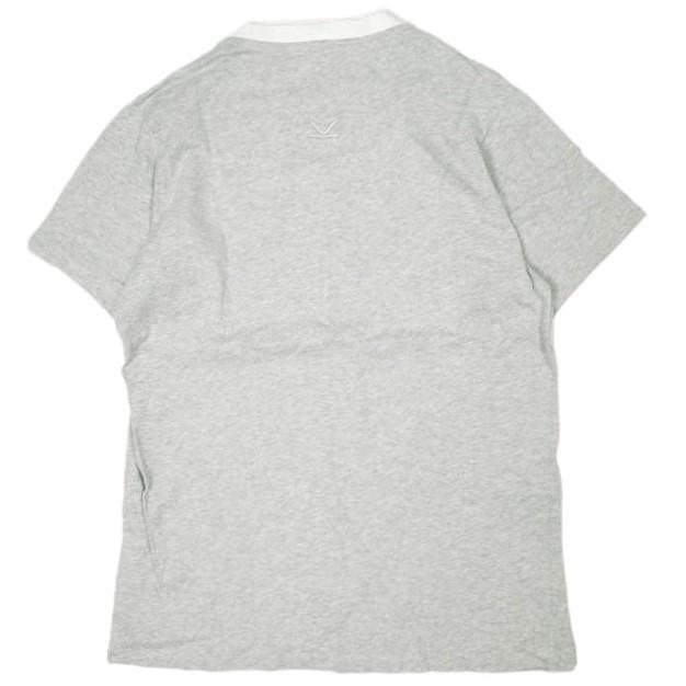 KENZO ケンゾー ポルトガル製 DISTORTED LOGO TEE ロゴプリントリンガーTシャツ F855TS0184SA S GRAY 半袖 トリム トップス g23412 |  | 01