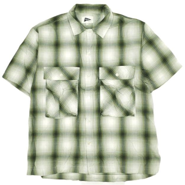 Pilgrim Surf+Supply ピルグリム サーフ+サプライ 23SS Ivan Short Sleeve Shirt オンブレチェックショートスリーブシャツ 36-01-0129-065 | 