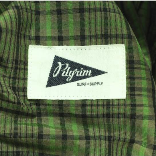 Pilgrim Surf+Supply ピルグリム サーフ+サプライ 22SS 日本製 キュプラチェックイージーパンツ 37-24-0229-879 0(S) Green BEAMS g23420 |  | 02