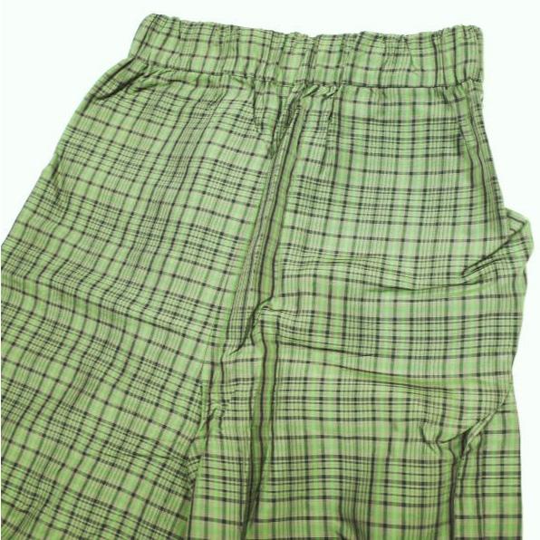 Pilgrim Surf+Supply ピルグリム サーフ+サプライ 22SS 日本製 キュプラチェックイージーパンツ 37-24-0229-879 0(S) Green BEAMS g23420 |  | 03