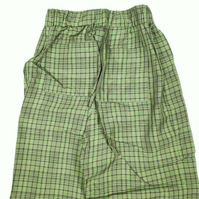 Pilgrim Surf+Supply ピルグリム サーフ+サプライ 22SS 日本製 キュプラチェックイージーパンツ 37-24-0229-879 0(S) Green BEAMS g23420 |  | 04