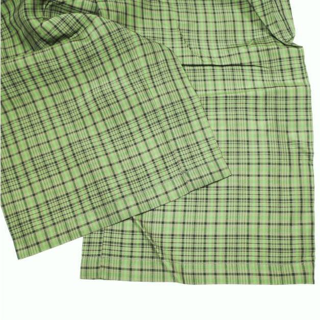 Pilgrim Surf+Supply ピルグリム サーフ+サプライ 22SS 日本製 キュプラチェックイージーパンツ 37-24-0229-879 0(S) Green BEAMS g23420 |  | 05