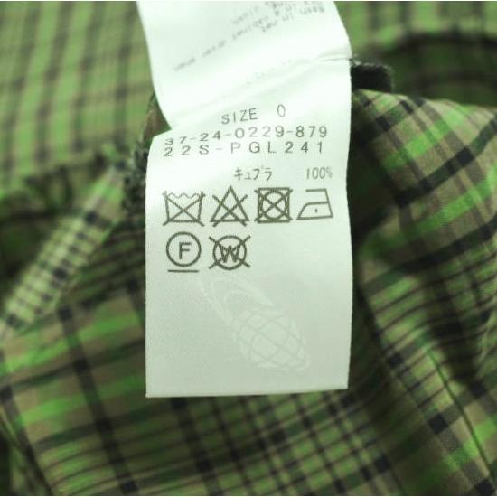 Pilgrim Surf+Supply ピルグリム サーフ+サプライ 22SS 日本製 キュプラチェックイージーパンツ 37-24-0229-879 0(S) Green BEAMS g23420 |  | 06