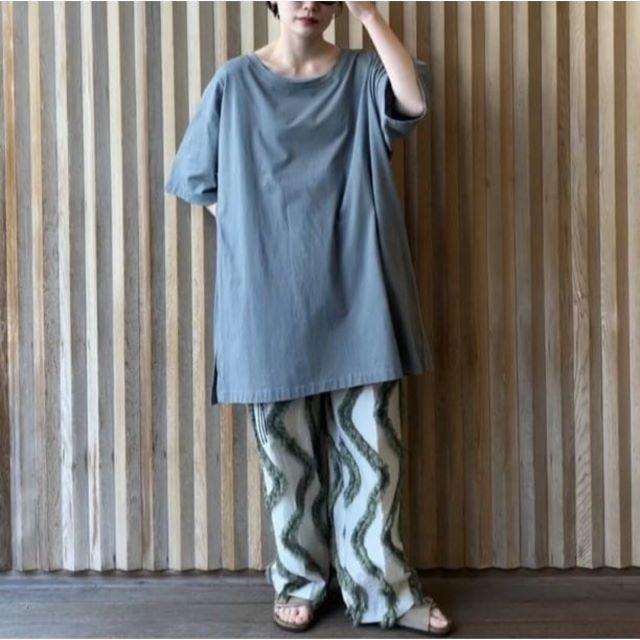 Pilgrim Surf+Supply ピルグリム サーフ+サプライ 23SS Eden Slit Tee オーバーサイズスリットTシャツ 37-04-0198-101 0(S) BLACK BEAMS 2 |  | 02