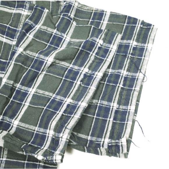 YSTRDY'S TMRRW イエスタデイズトゥモロー 日本製 PLAID PLAYBALL SHIRT チェックベースボールシャツ YT-S0202 M CHARCOAL 半袖 カットオフ |  | 05