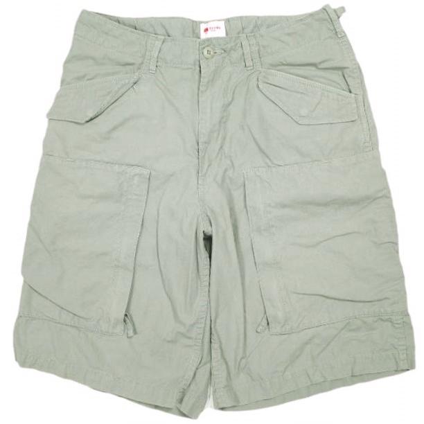 BEAMS JAPAN ビームスジャパン 22SS Heli Crew Shorts ヘリクルーショーツ 11-25-2349-874 M SAGE リップストップ カーゴ ショートパンツ | 