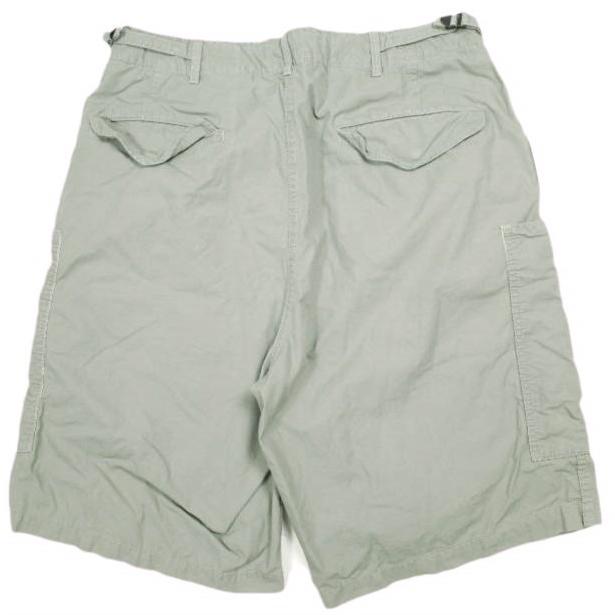 BEAMS JAPAN ビームスジャパン 22SS Heli Crew Shorts ヘリクルーショーツ 11-25-2349-874 M SAGE リップストップ カーゴ ショートパンツ |  | 01