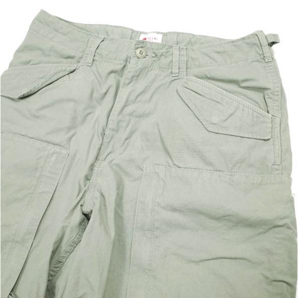 BEAMS JAPAN ビームスジャパン 22SS Heli Crew Shorts ヘリクルーショーツ 11-25-2349-874 M SAGE リップストップ カーゴ ショートパンツ |  | 04