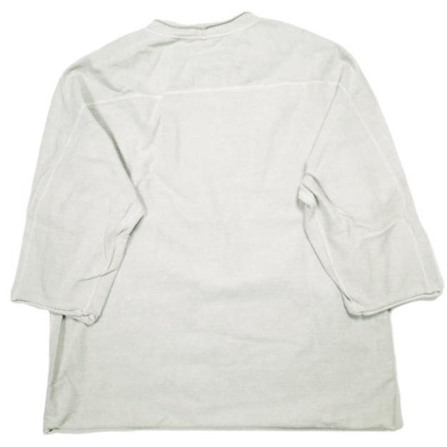 scair スケアー 21SS 日本製 CUT OFF CREW NECK SHIRT カットオフ クルーネックシャツ 2101SC-C002 3(L) ライトグレー Tシャツ カットソー |  | 01
