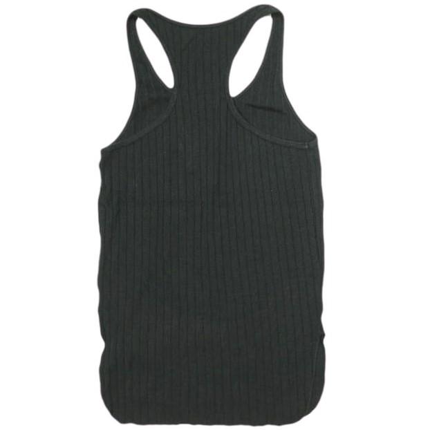 6 ROKU BEAUTY＆YOUTH UNITED ARROWS ロク ビューティーアンドユース 日本製 RIB TANK TOP リブタンクトップ 8617-241-0001 Free BLACK |  | 01