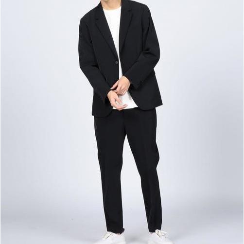 EN ROUTE アンルート 日本製 ナイロンツイル2Bジャケット ＆ パンツ 7122-240-0058 7114-236-0450 1 ブラック スーツ セットアップ アローズ |  | 01