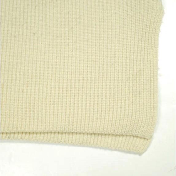 AURALEE オーラリー WOOL RIB KNIT LACE-UP P/O 14.5ミクロン ウールリブレースアッププルオーバー A6AT06WK 1 IVORY セーター ニット |  | 07