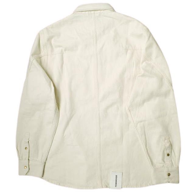 新品 TOM WOOD トムウッド イタリア製 COLLAR DENIM SHIRT カラーデニムシャツ 5568-343-0664 L CREAM 長袖 トップス g23482 |  | 01
