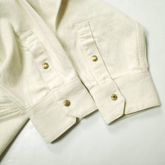新品 TOM WOOD トムウッド イタリア製 COLLAR DENIM SHIRT カラーデニムシャツ 5568-343-0664 L CREAM 長袖 トップス g23482 |  | 04