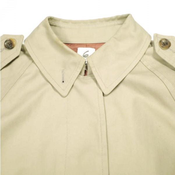 6 ROKU BEAUTY＆YOUTH ロク ビューティーアンドユース コットンギャバジン シングルトレンチコート 1625-299-3386 38 BEIGE ステンカラー |  | 03