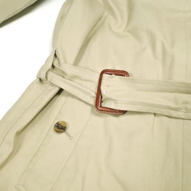 6 ROKU BEAUTY＆YOUTH ロク ビューティーアンドユース コットンギャバジン シングルトレンチコート 1625-299-3386 38 BEIGE ステンカラー |  | 05