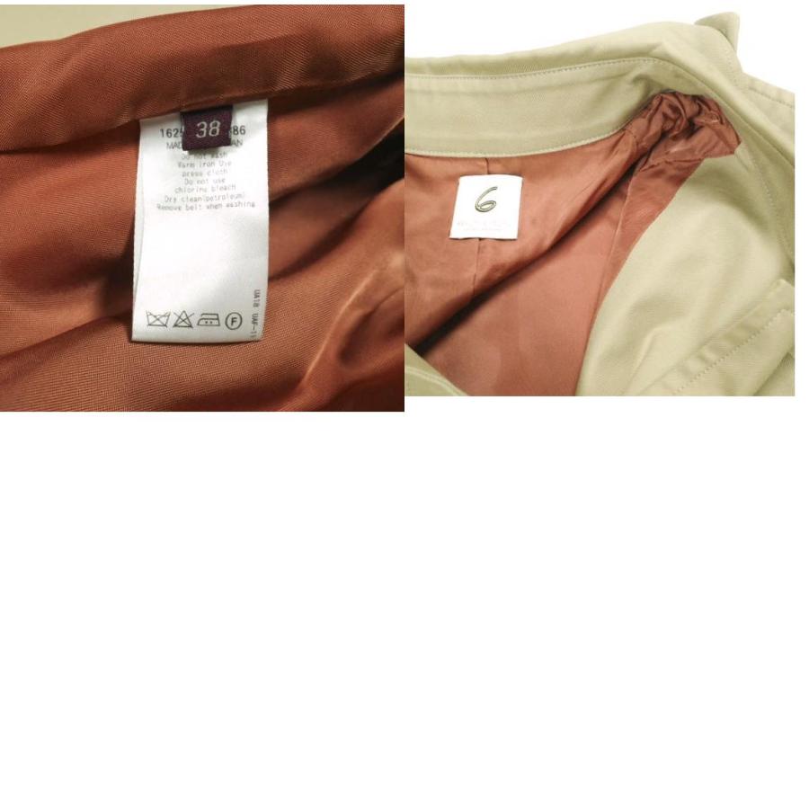6 ROKU BEAUTY＆YOUTH ロク ビューティーアンドユース コットンギャバジン シングルトレンチコート 1625-299-3386 38 BEIGE ステンカラー |  | 09