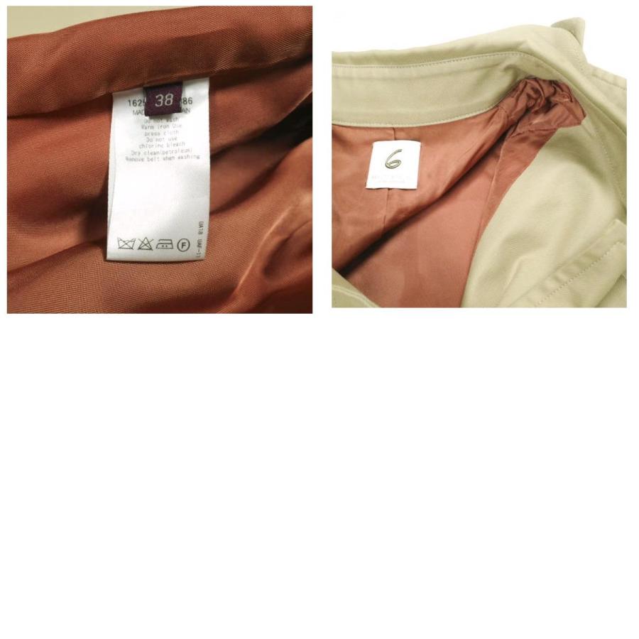 6 ROKU BEAUTY＆YOUTH ロク ビューティーアンドユース コットンギャバジン シングルトレンチコート 1625-299-3386 38 BEIGE ステンカラー |  | 09