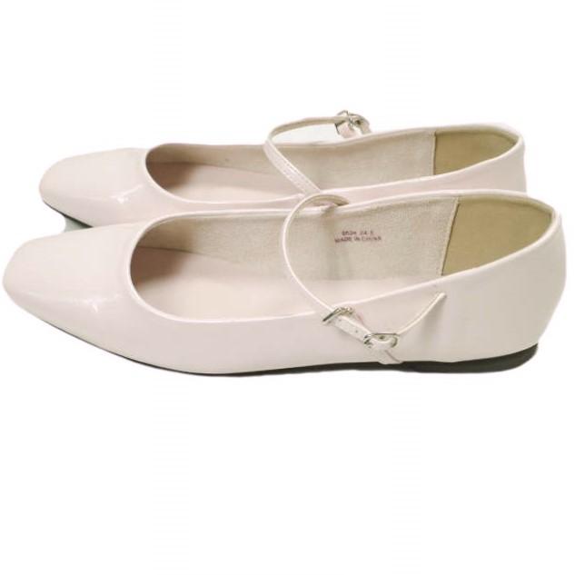 BEAUTY＆YOUTH UNITED ARROWS ビューティーアンドユース 25SS エナメルライク ストラップ バレエシューズ 1831-699-8634 24.5cm LT.PINK |  | 01