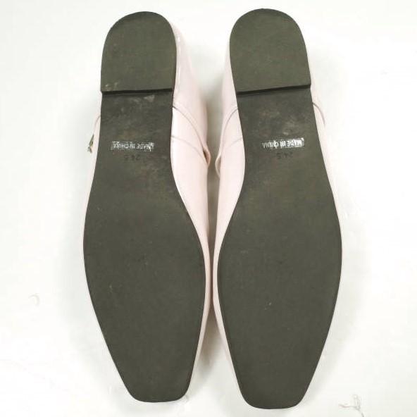 BEAUTY＆YOUTH UNITED ARROWS ビューティーアンドユース 25SS エナメルライク ストラップ バレエシューズ 1831-699-8634 24.5cm LT.PINK |  | 09