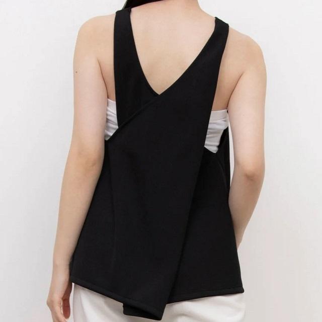 ELIN エリン 23SS 日本製 BACK LAYERED TOP バックレイヤードトップ 12002-14-3622 36 BLACK キャミソール タンクトップ トップス g23492 |  | 03