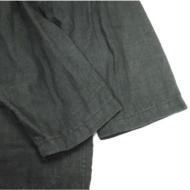 Steven Alan スティーブンアラン LINEN LONG JACKET リネンロングジャケット 1625-243-3374 M BLACK 2B チェスターコート スプリング |  | 04