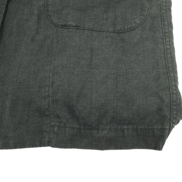 Steven Alan スティーブンアラン LINEN LONG JACKET リネンロングジャケット 1625-243-3374 M BLACK 2B チェスターコート スプリング |  | 05